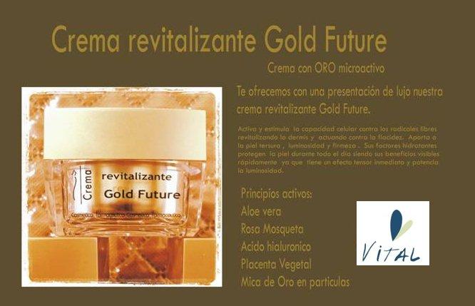 CREMA Revitalizante   GOLD FUTURE   –  Crema con ORO microactivo