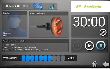 RF Encélado (Capacitiva + Resistiva)