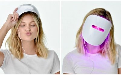 Terapia facial con luz LED